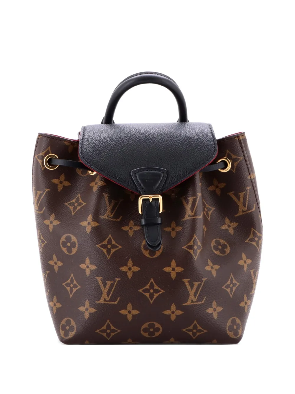 Louis Vuitton Pre-Owned Montsouris NM Monogram Canvas with Leather BB backpack - Nero