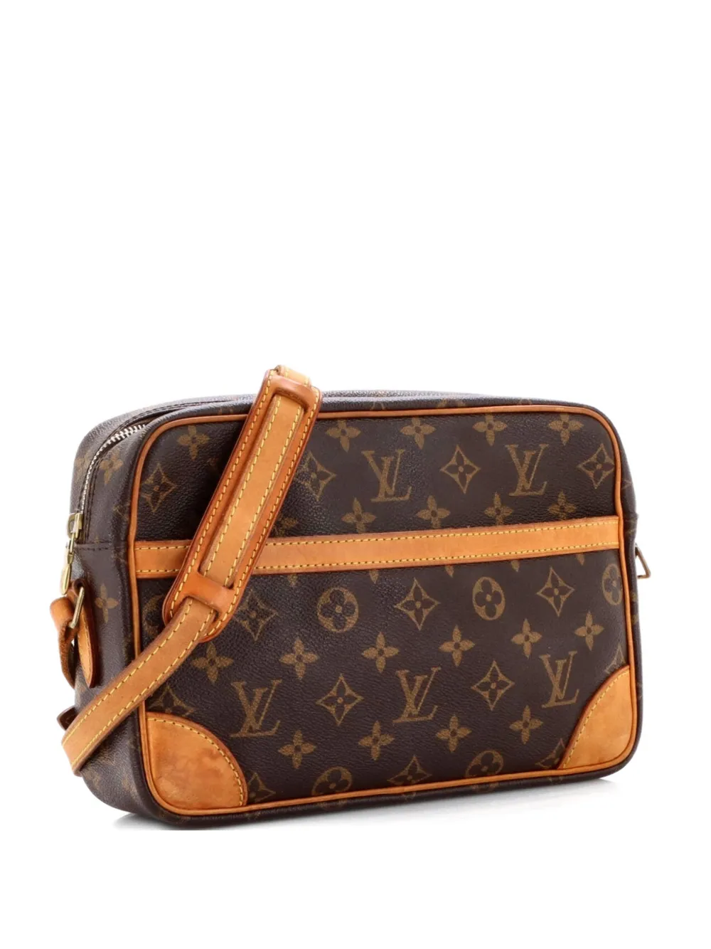 Louis Vuitton Pre-Owned Trocadero Handbag Monogram Canvas 27 crossbody bag - Braun
