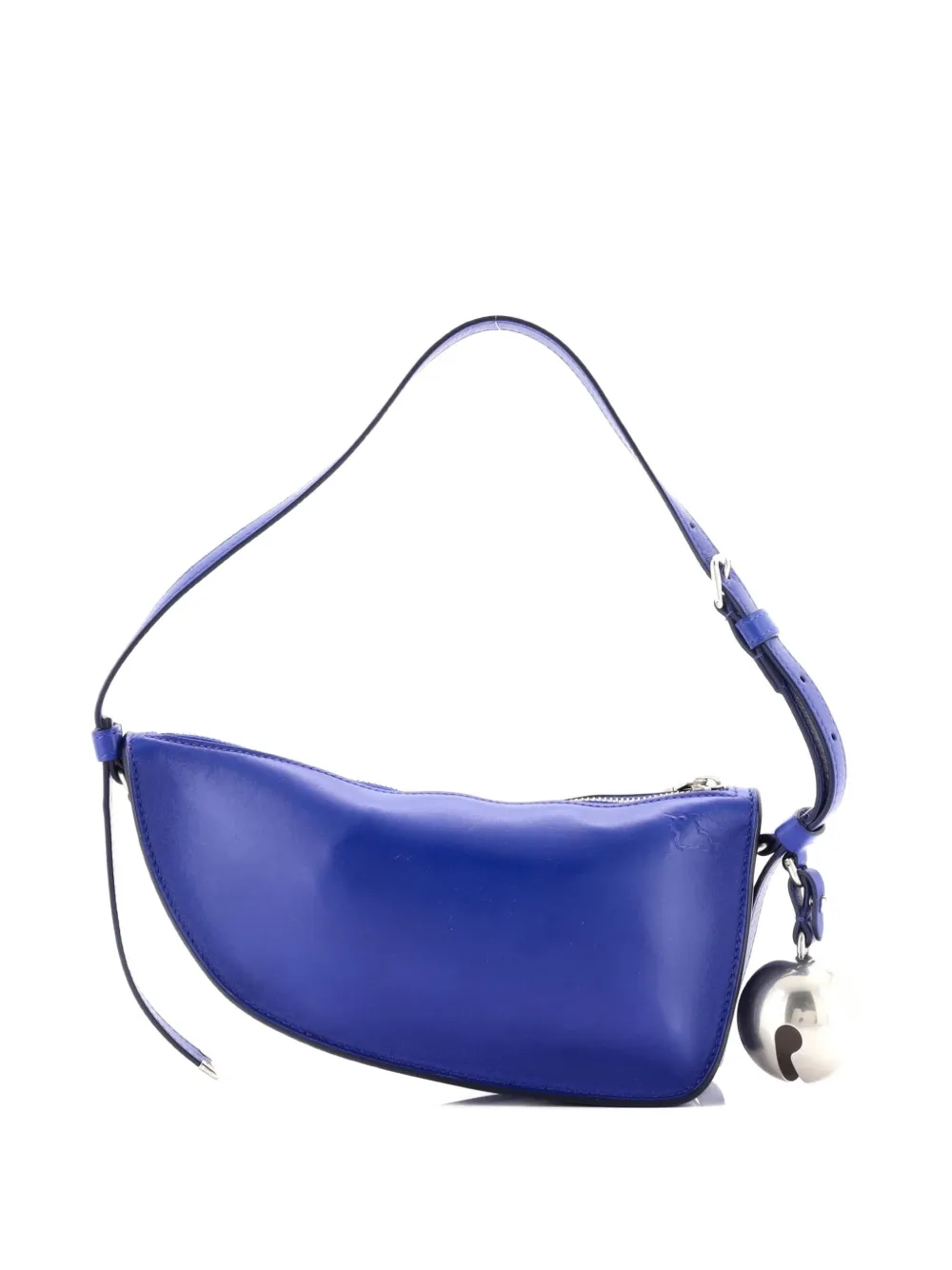 BURBERRY Pre-owned Shield Sling Shoulder Bag Leather Mini Crossbody Bag In Blue