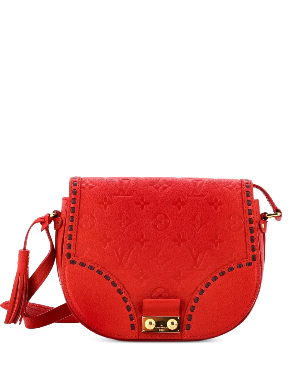 Louis Vuitton Pre-Owned Junot Handbag Monogram Empreinte Leather crossbody bag - Rosso