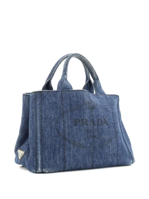 Prada Pre-Owned Canapa Convertible Denim Mini tote bag
