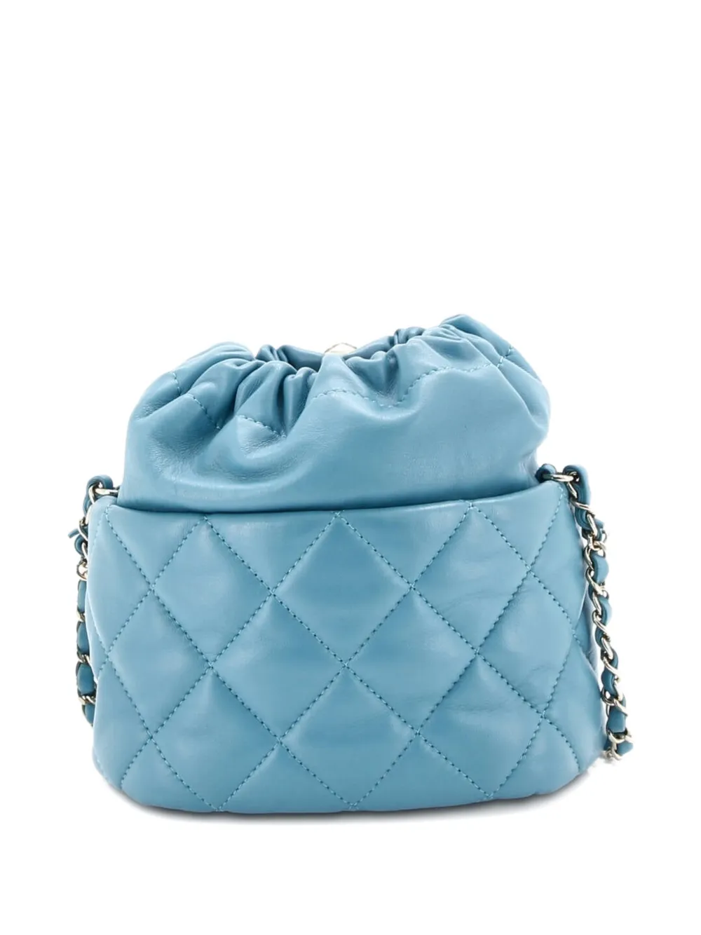 CHANEL Pre-Owned CC Pearl Drawstring Quilted Lambskin Small bucket bag | Estilos de archivo | Image 2