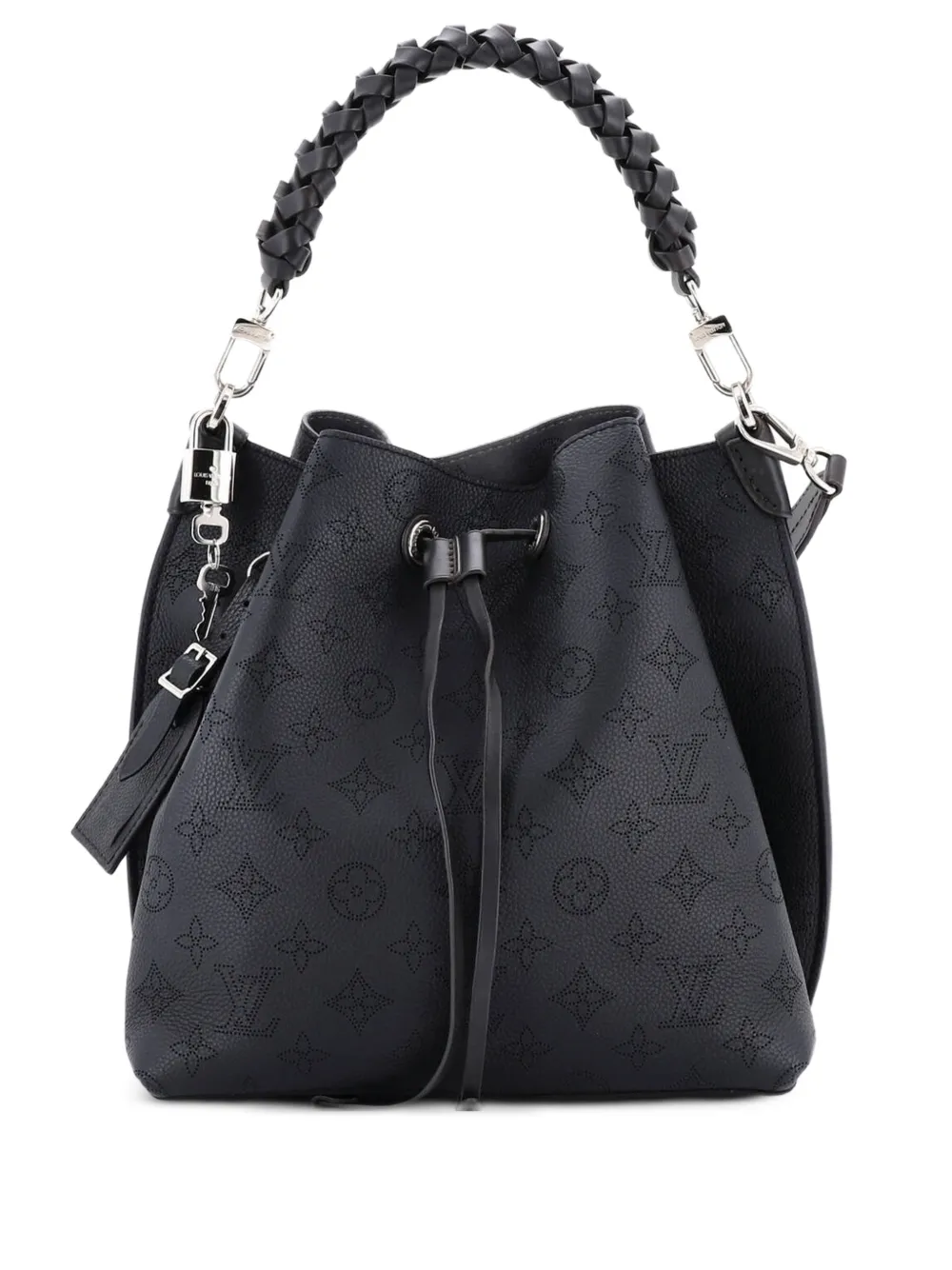 Louis Vuitton Pre-Owned Muria Mahina Leather bucket bag - Nero