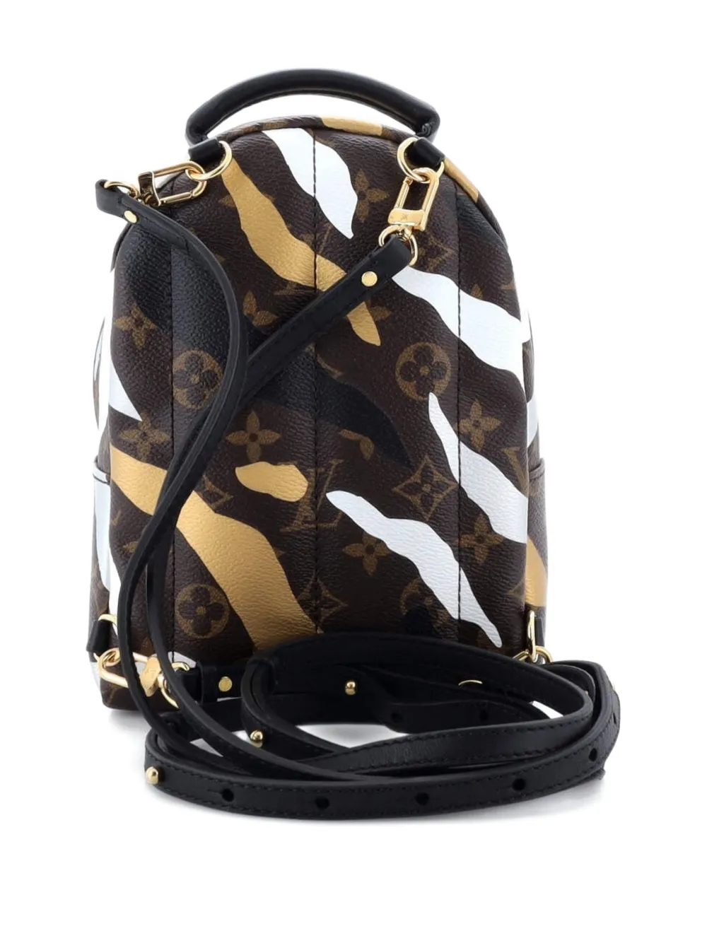 Pre-owned Louis Vuitton Palm Springs Limited Edition Lol League Of Legends Monogram Canvas Mini Backpack In Brown