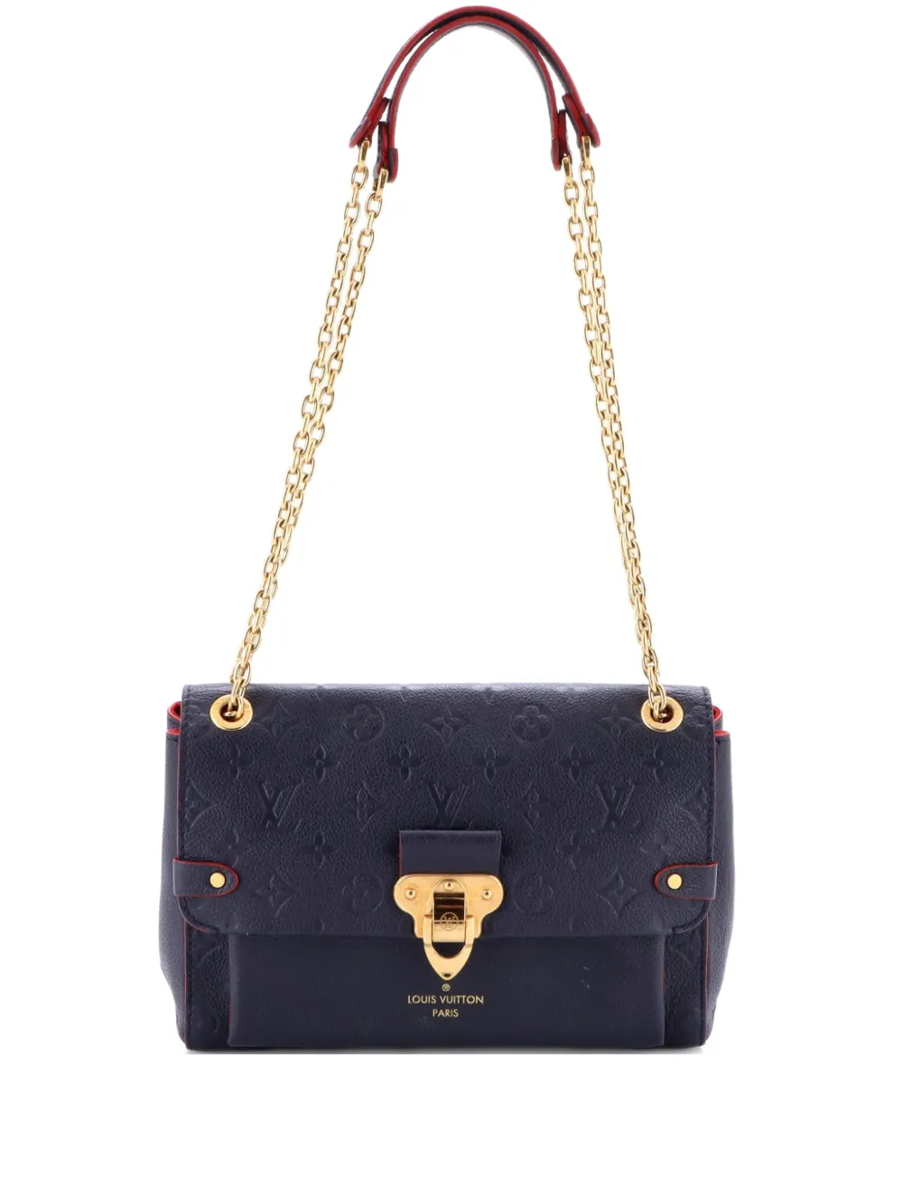 Louis Vuitton Pre-Owned Vavin Handbag Monogram Empreinte Leather PM crossbody bag - Blu