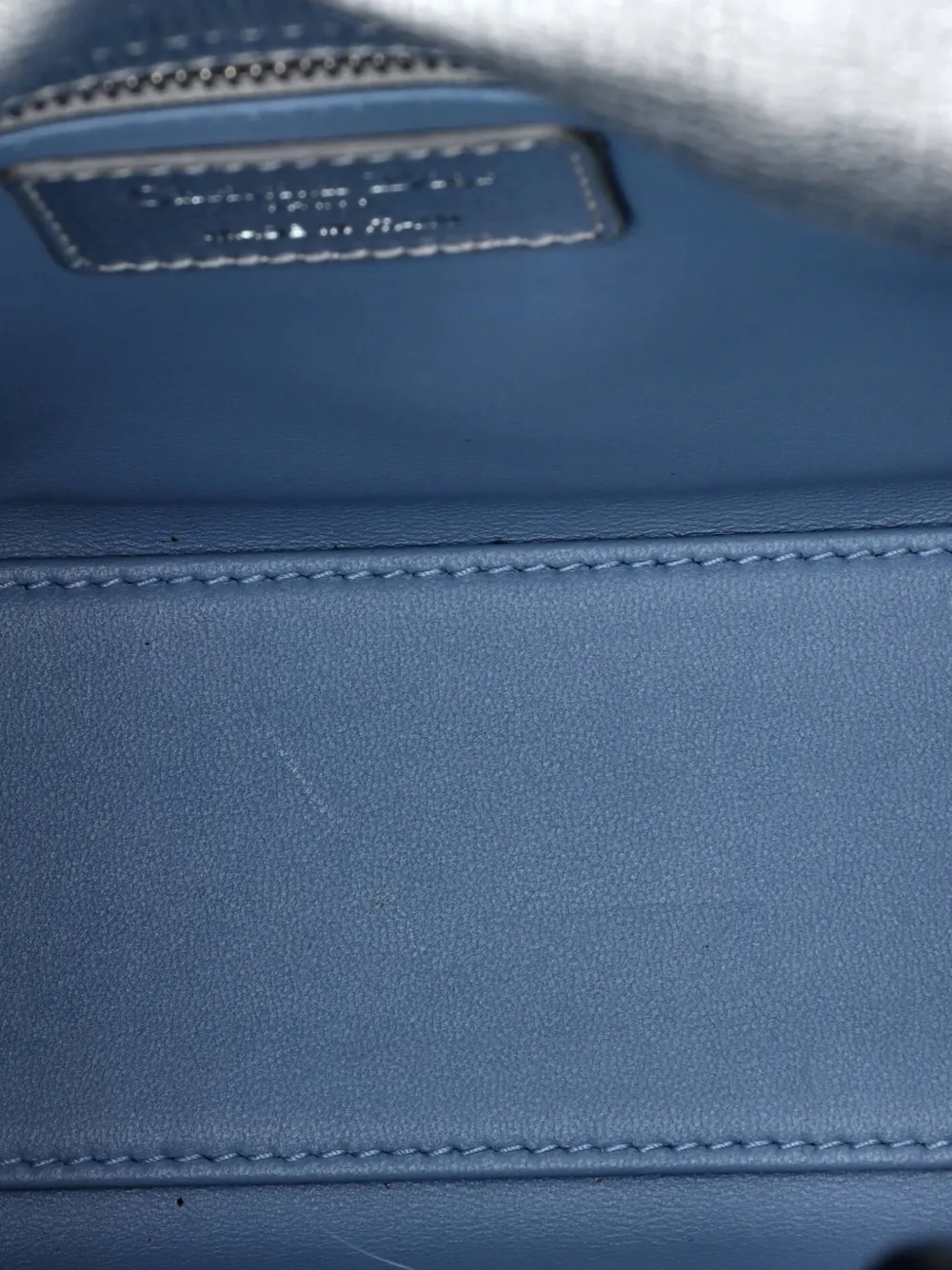 Pre-owned Dior My Lady  Bag Cannage Quilted Leather Satchel In Silver