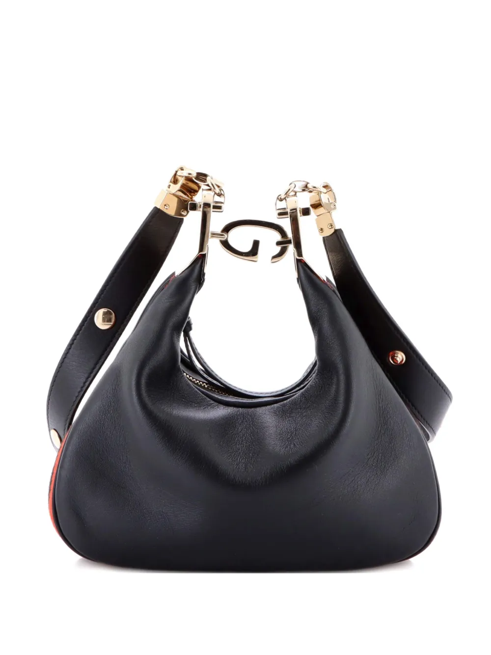 Gucci Pre-Owned Attache Shoulder Bag Leather Small crossbody bag - Black