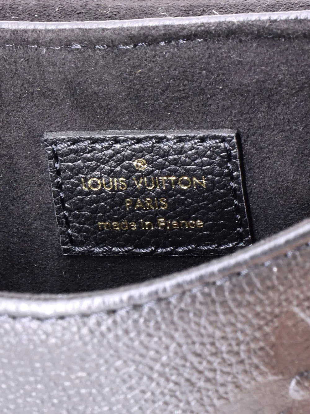 Pre-owned Louis Vuitton Tiny Monogram Empreinte Giant Backpack In Black