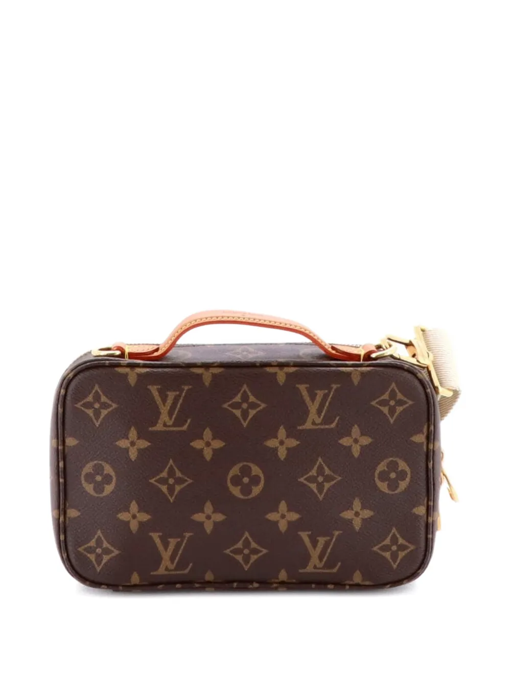 Pre-owned Louis Vuitton Utility Monogram Canvas Crossbody Bag In Brown
