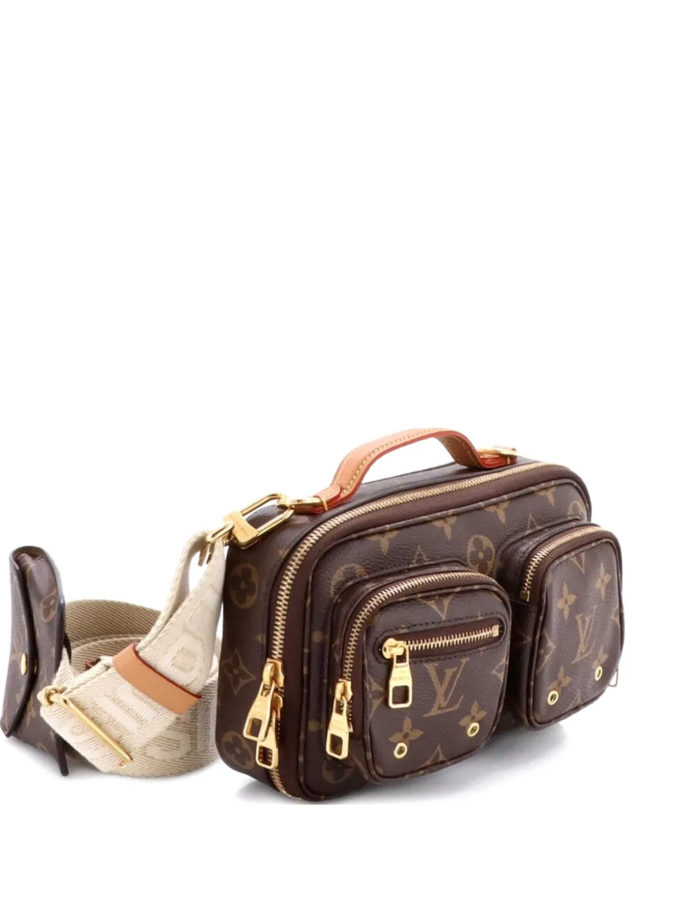 Louis Vuitton Pre-Owned Utility Monogram Canvas crossbody bag - Marrone