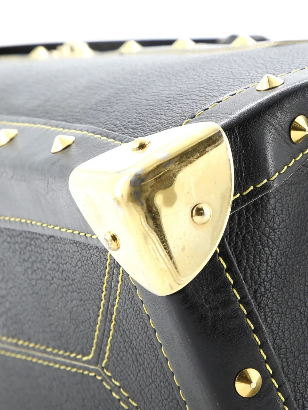 LOUIS VUITTON Pre-owned Suhali Le Fabuleux Handbag Leather Tote Bag In Black