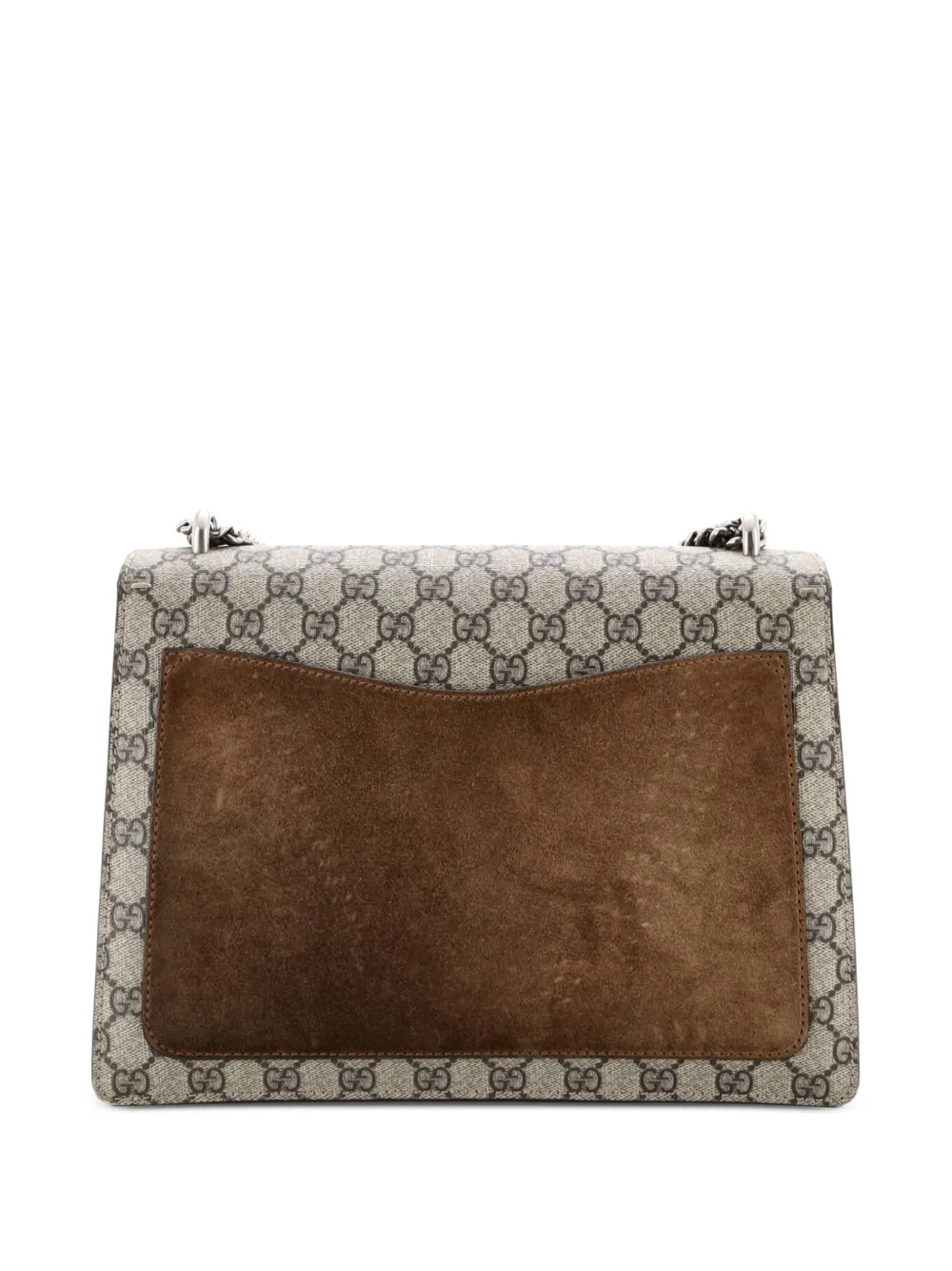 Pre-owned Gucci Dionysus Bag Gg Coated Canvas Medium Shoulder Bag In Brown