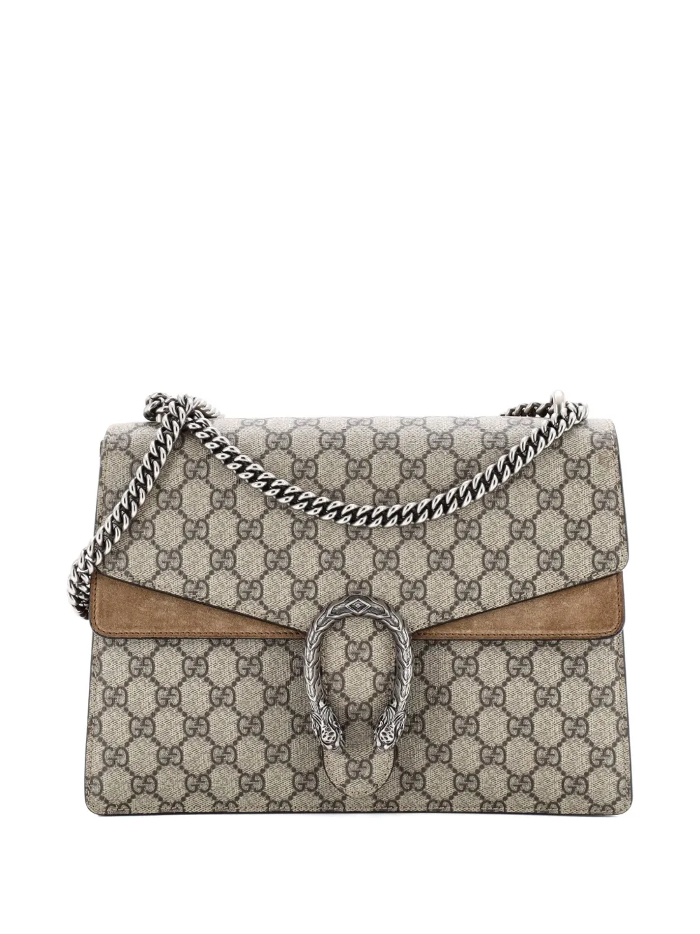 Gucci Pre-Owned Dionysus Bag GG Coated Canvas Medium shoulder bag - Braun
