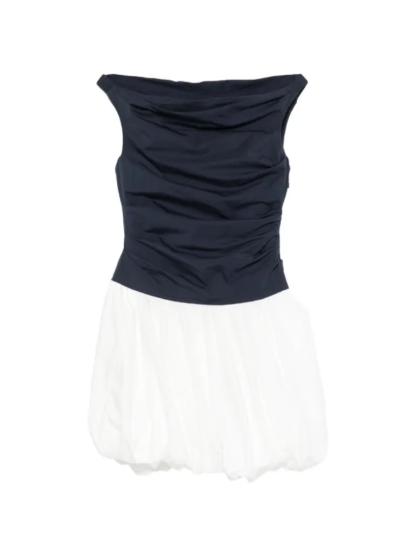 Simkhai Salina Bubble Mini Dress in White