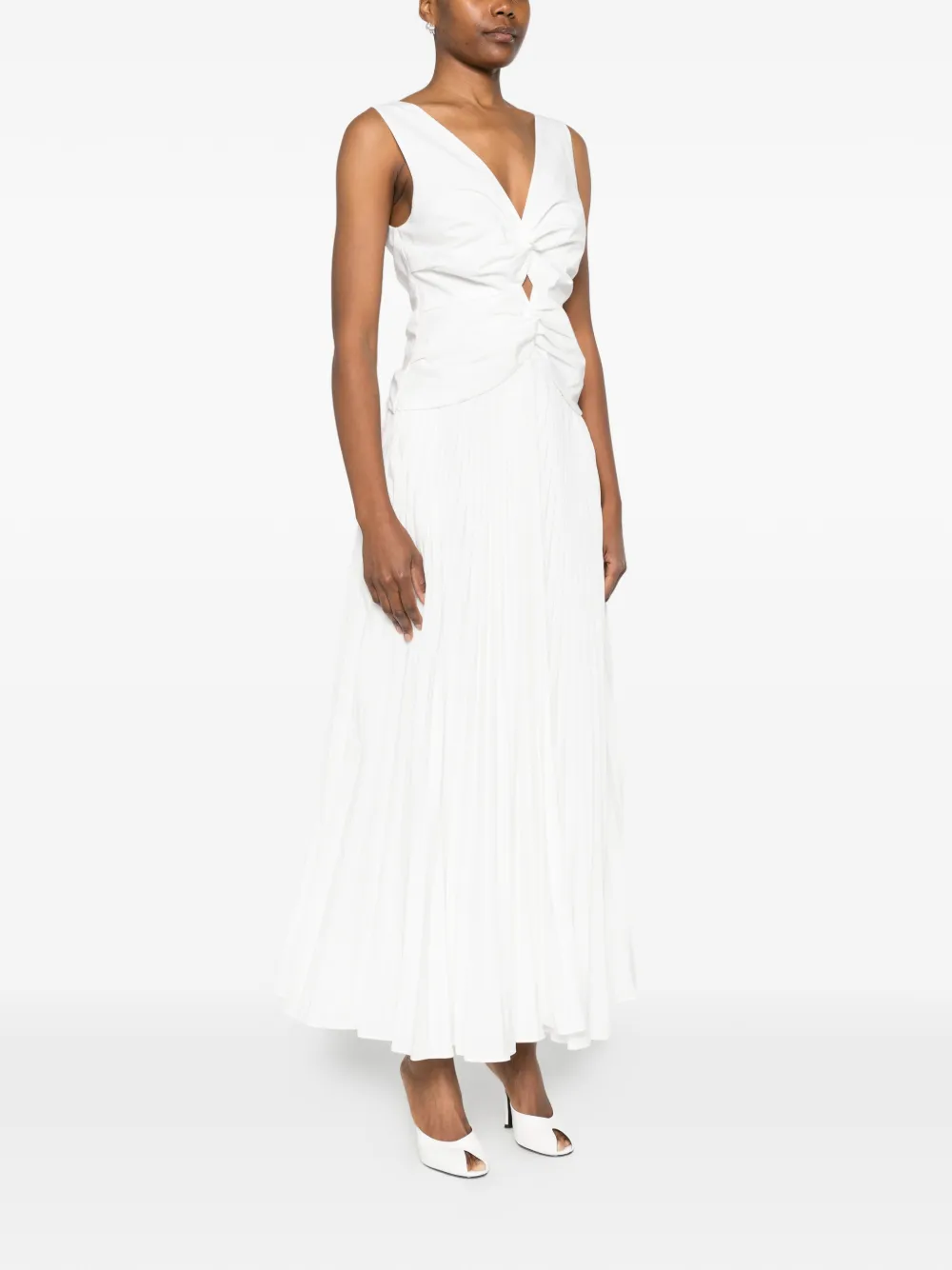 Vivianne Pleated Midi Dress