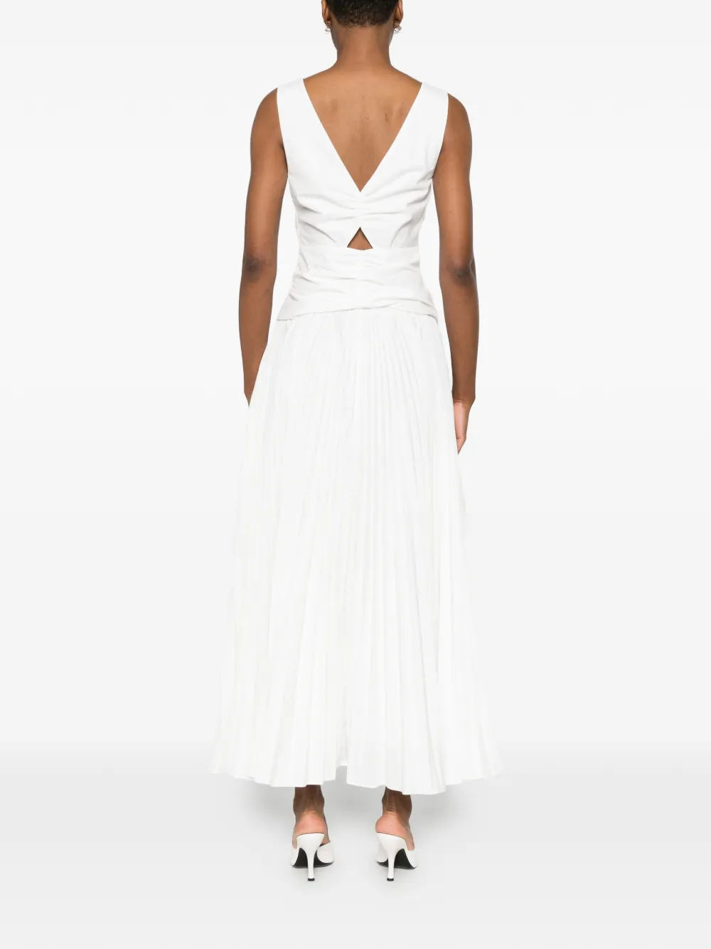 Vivianne Pleated Midi Dress