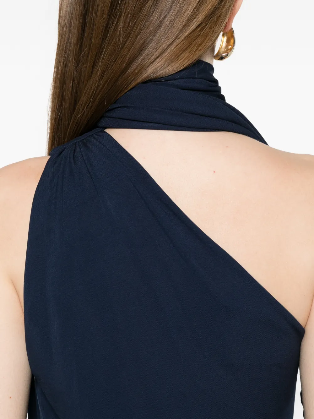 SIMKHAI Maxi-jurk met strikdetail Blauw