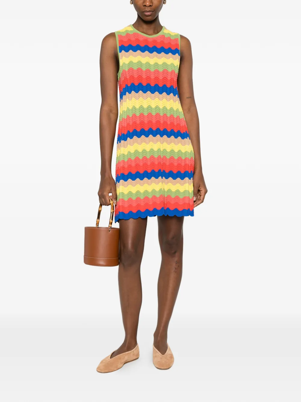  Simon Miller Wave Mini Dress - Red 