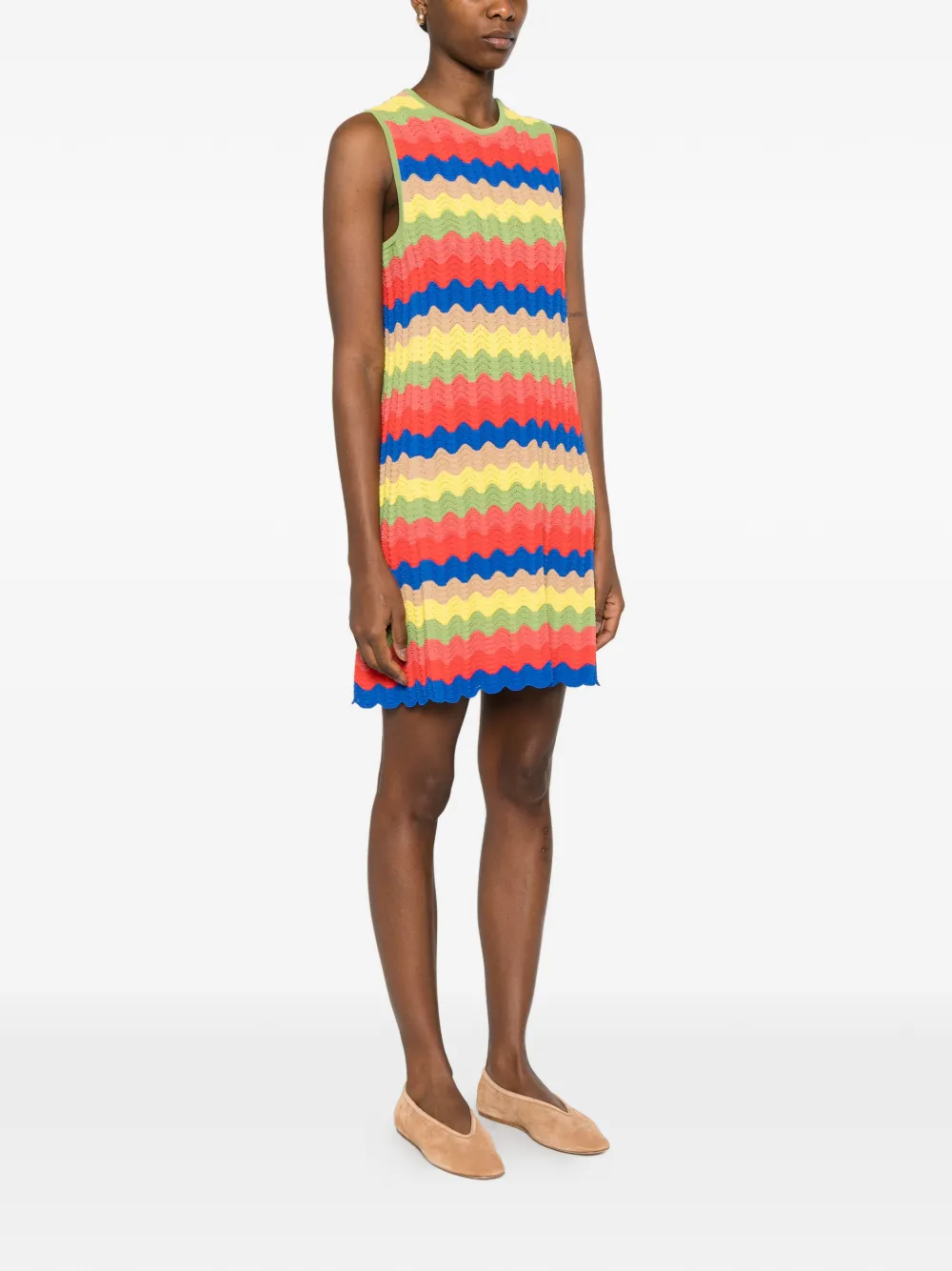  Simon Miller Wave Mini Dress - Red 