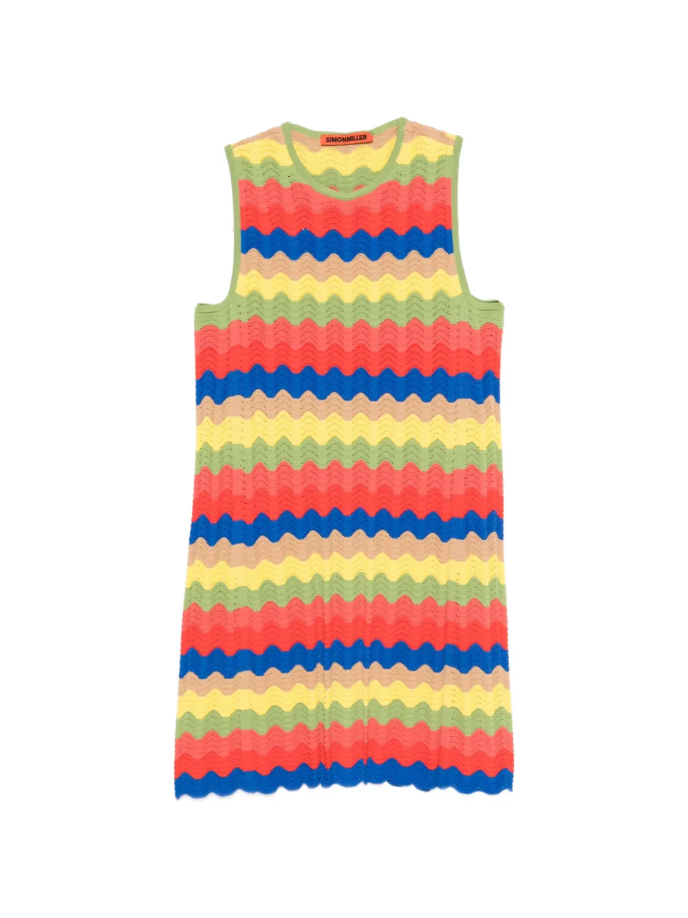 Simon Miller wave mini dress - Rosso