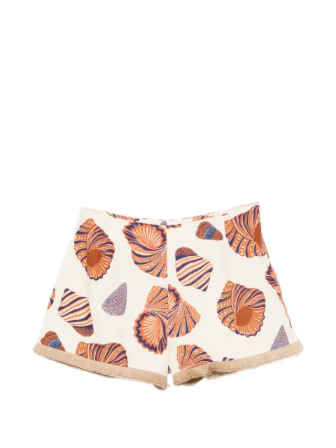 Simon Miller شورت بشراشيب وطبعة صدف