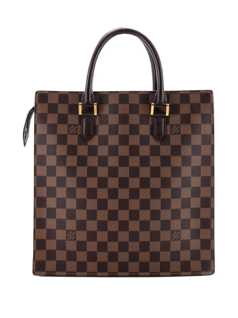 Pre-owned Louis Vuitton Venice Sac Plat Bag Damier Pm Tote Bag In Brown