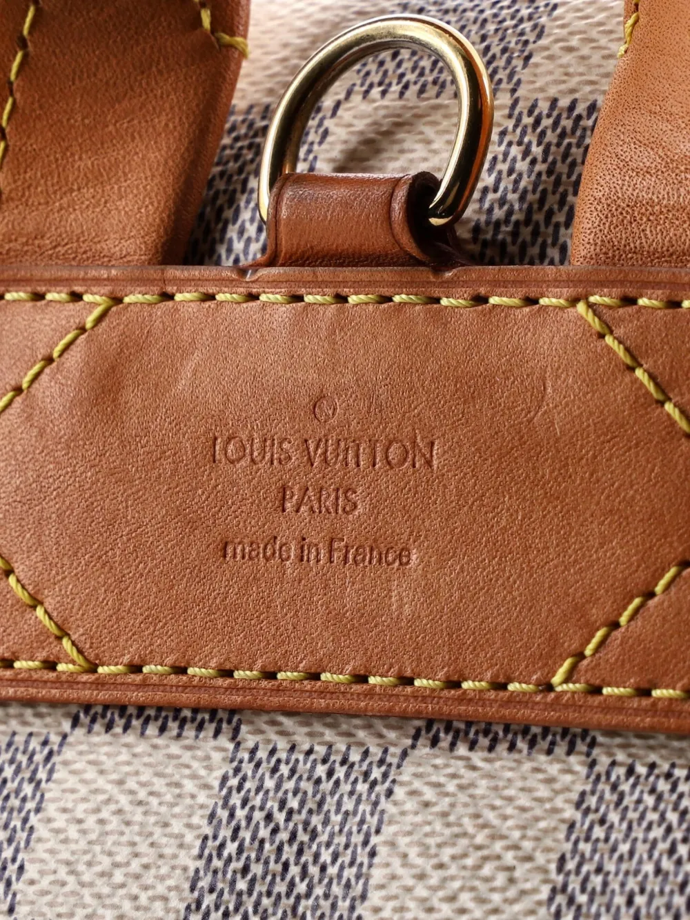 LOUIS VUITTON Pre-owned Sperone Damier Bb Backpack In White