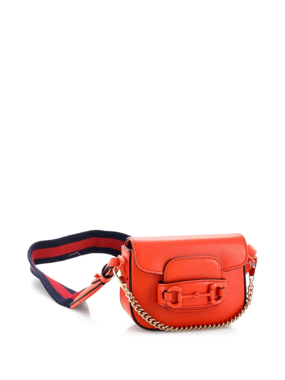 Horsebit 1955 Flap Wallet With Strap Leather Crossbody Bag