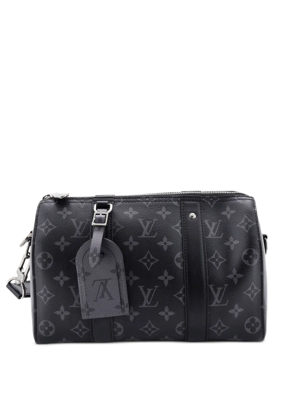 Louis Vuitton Pre-Owned City Keepall Bag Reverse Monogram Eclipse Canvas crossbody bag - Nero