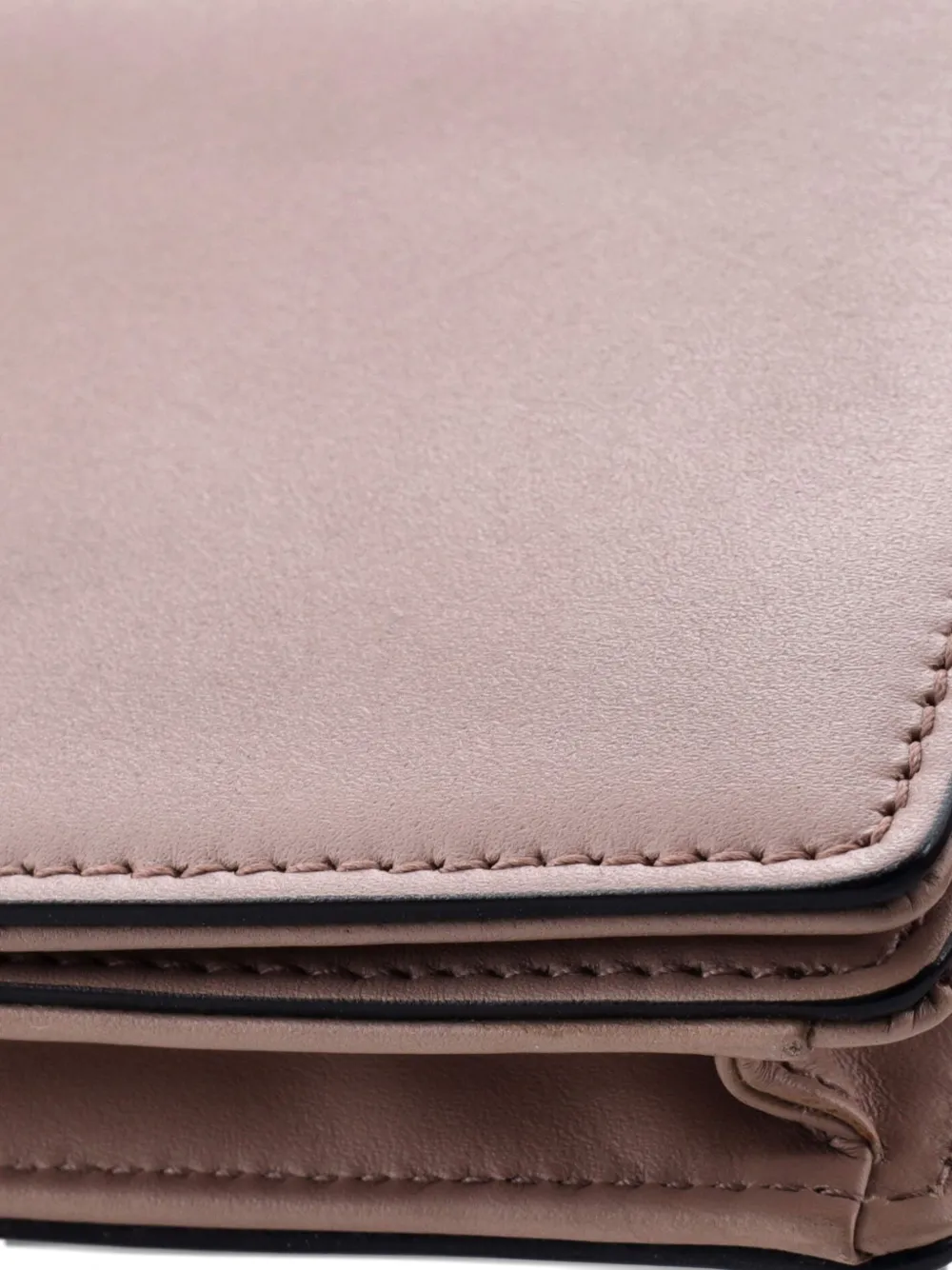 DIOR Pre-owned Bee Leather Clutch Bag In Neutral