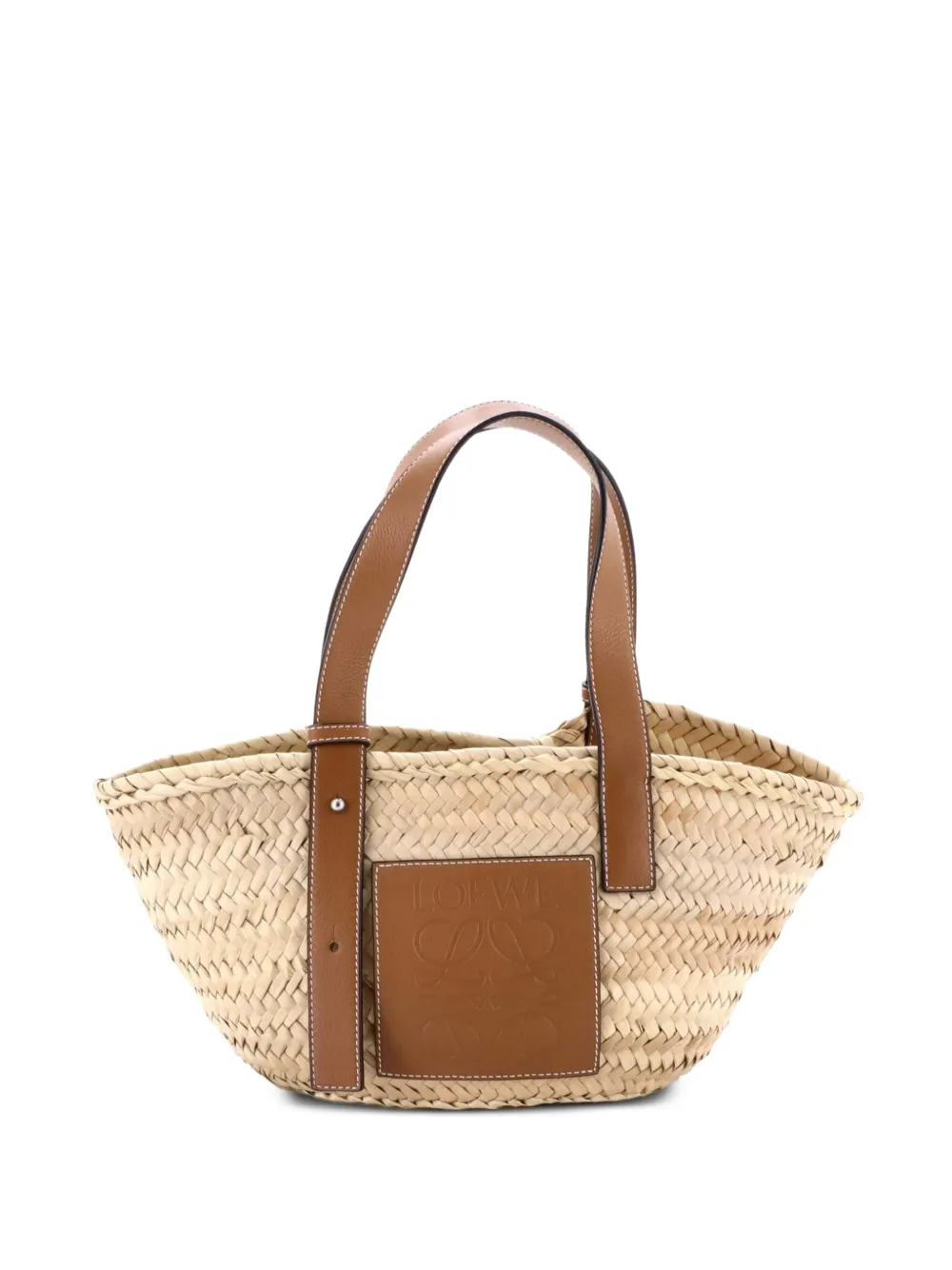 Loewe Pre-Owned Basket Raffia Small tote bag – Neutrals