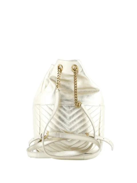 Saint Laurent Pre-Owned Joe Matelasse Chevron Leather backpack