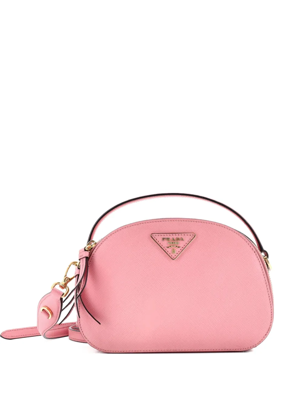 Prada Pre-Owned Odette Top Handle Bag Saffiano Leather Small shoulder bag | Pink | Image 1