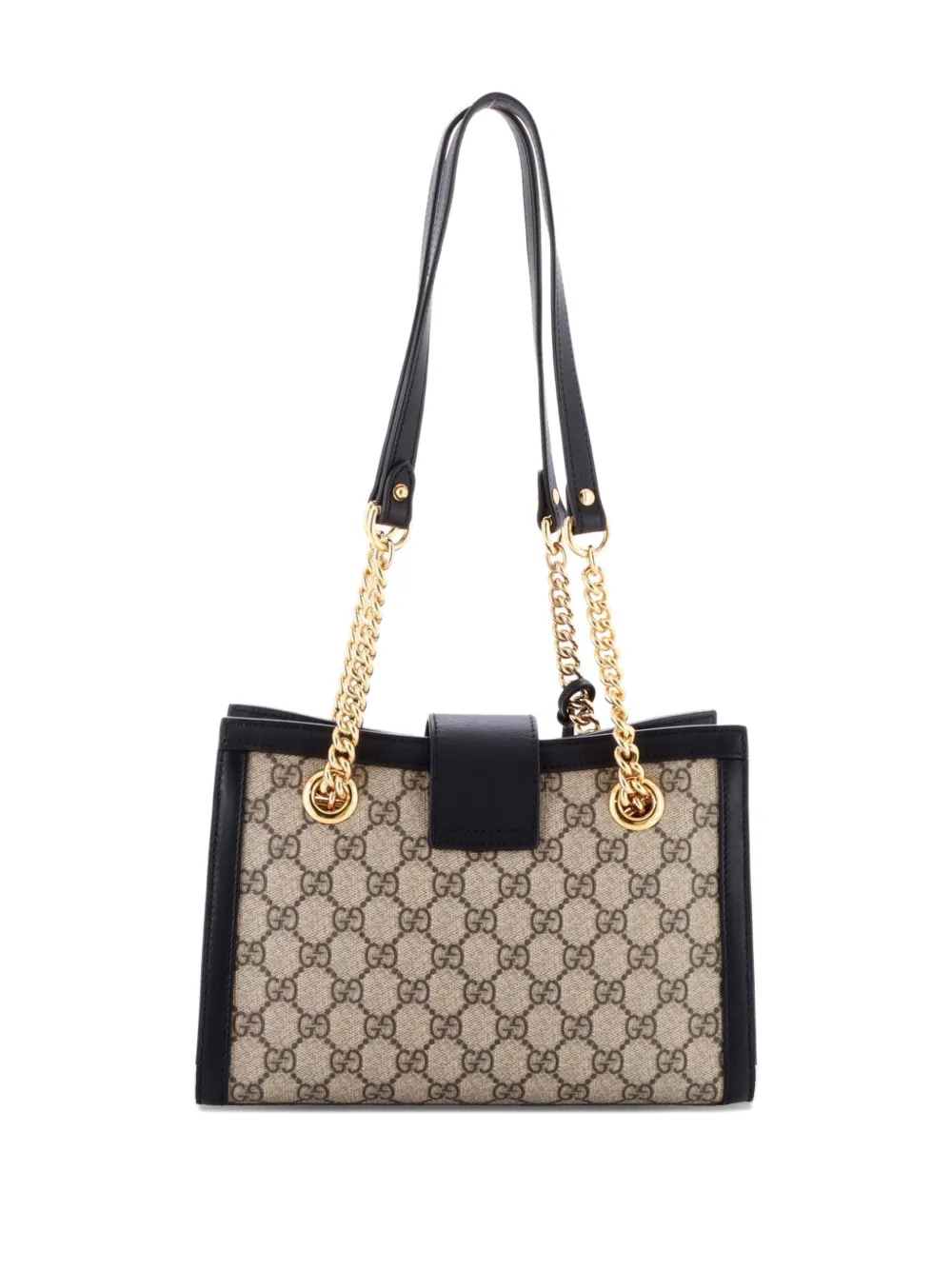Gucci Pre-Owned Padlock Chain Tote GG Coated Canvas with Leather Small shoulder bag | Pre-Owned | Image 2
