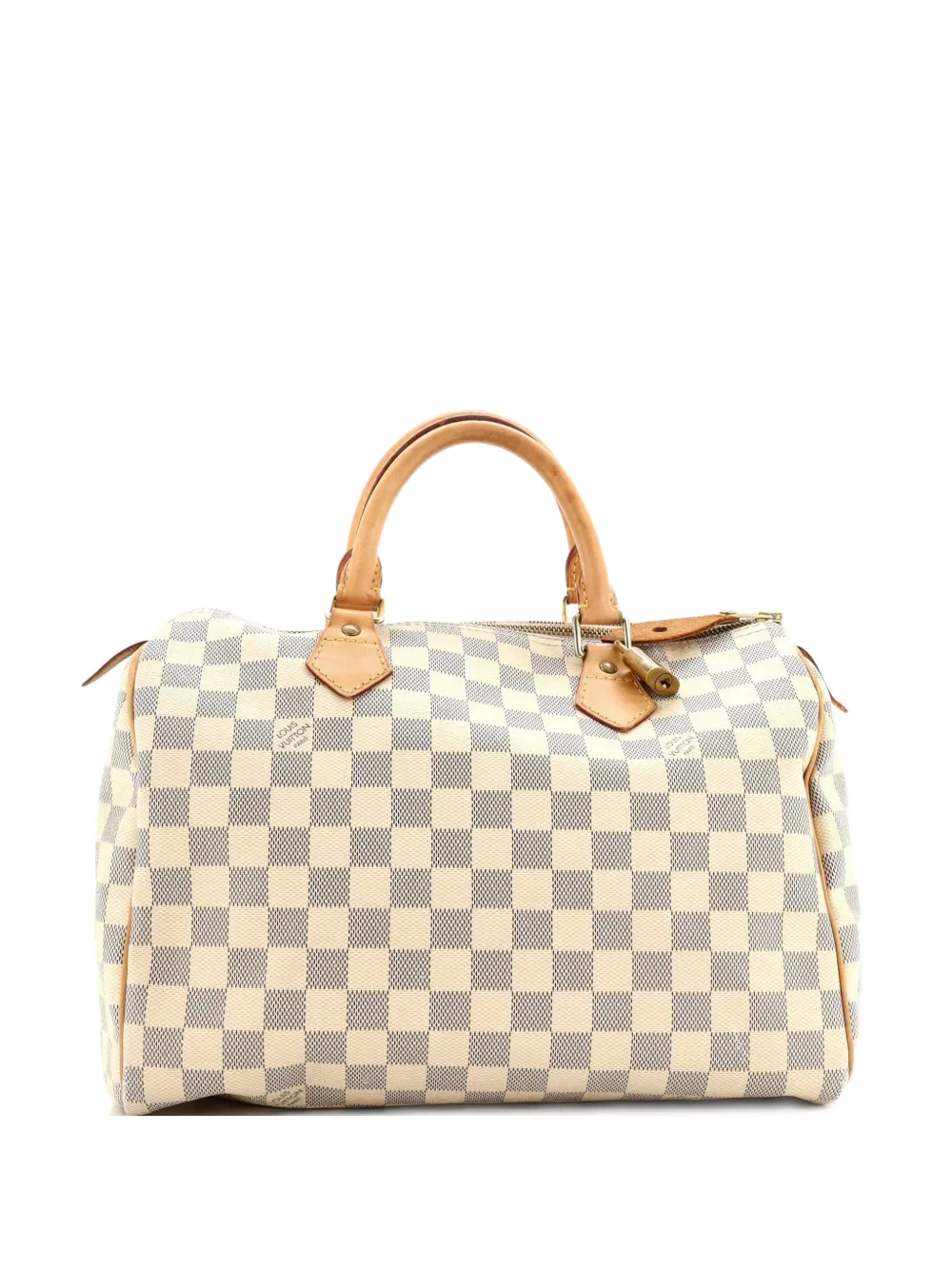 Louis Vuitton Pre-Owned Speedy Handbag Damier 30 satchel - Bianco