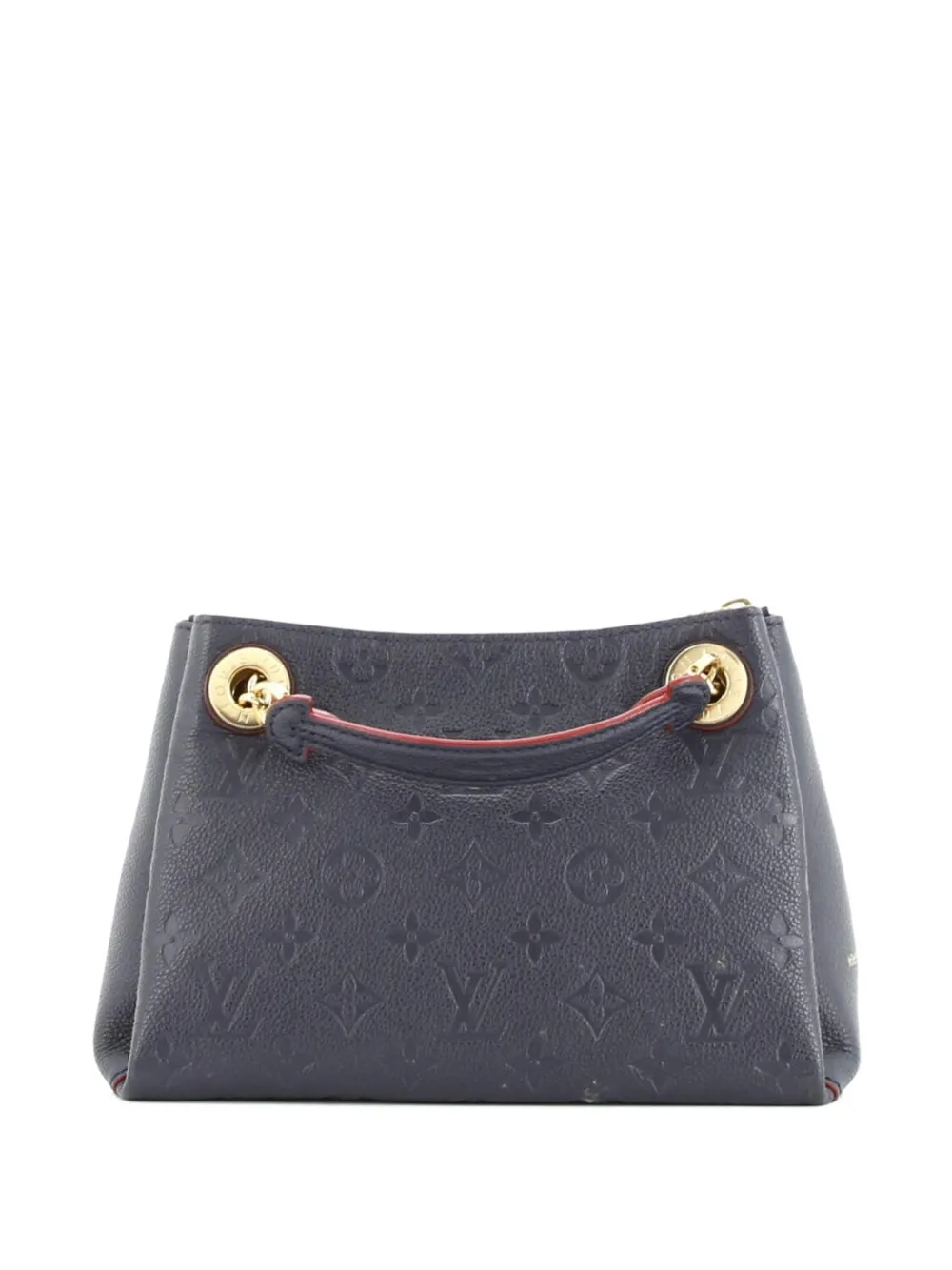 Pre-owned Louis Vuitton Surene Handbag Monogram Empreinte Leather Bb Shoulder Bag In Blue