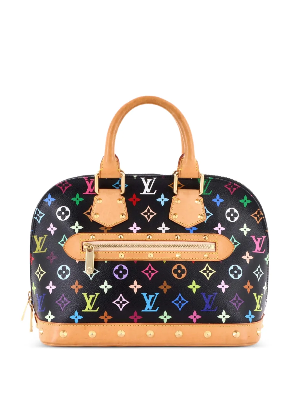 Louis Vuitton Pre-Owned Alma Handbag Monogram Multicolor PM satchel - Nero