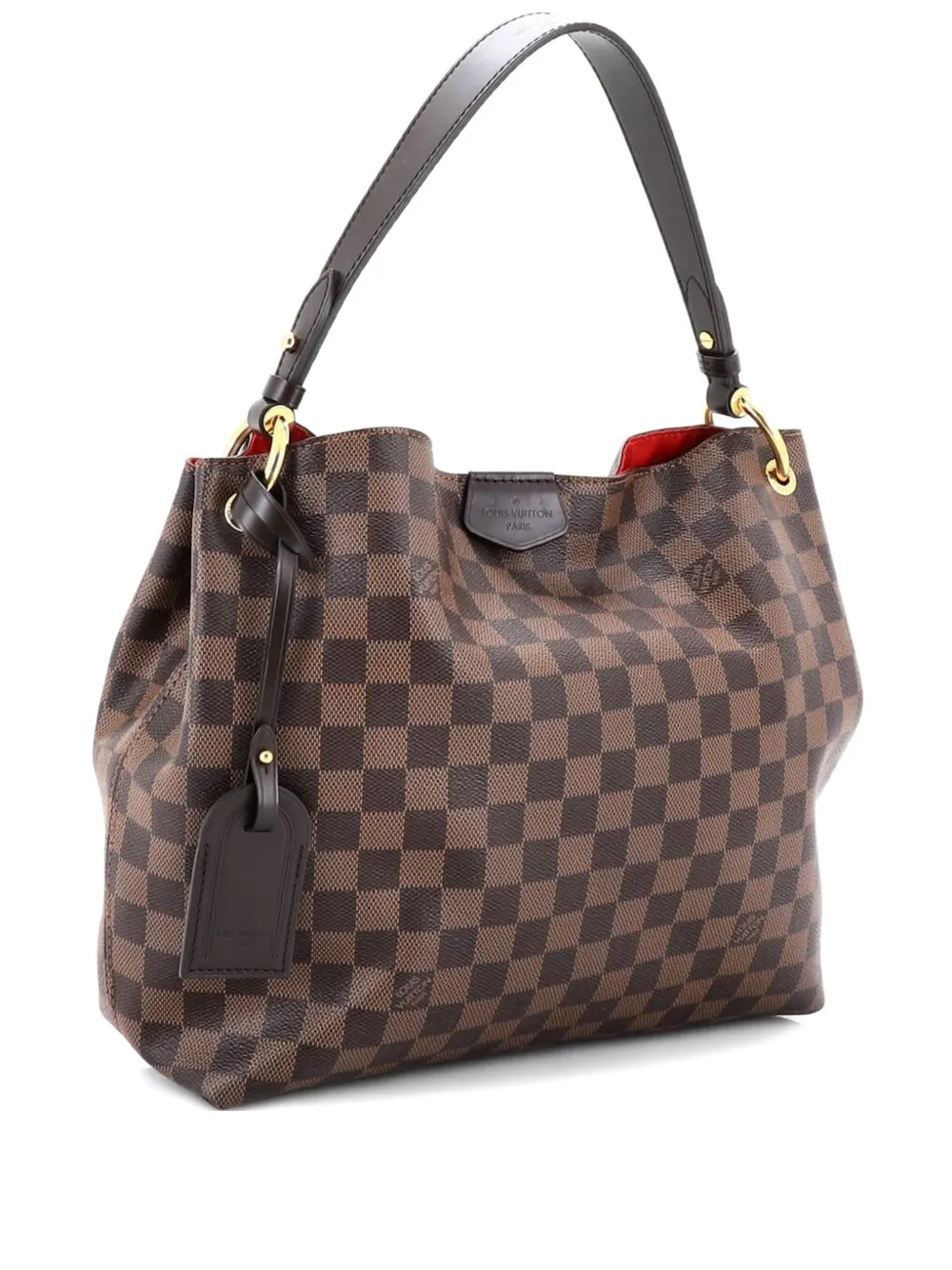 Louis Vuitton Pre-Owned Graceful Handbag Damier PM hobo bag - Marrone