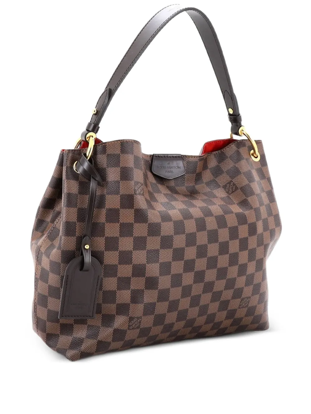 Louis Vuitton Pre-Owned Graceful Handbag Damier PM hobo bag - Marrone