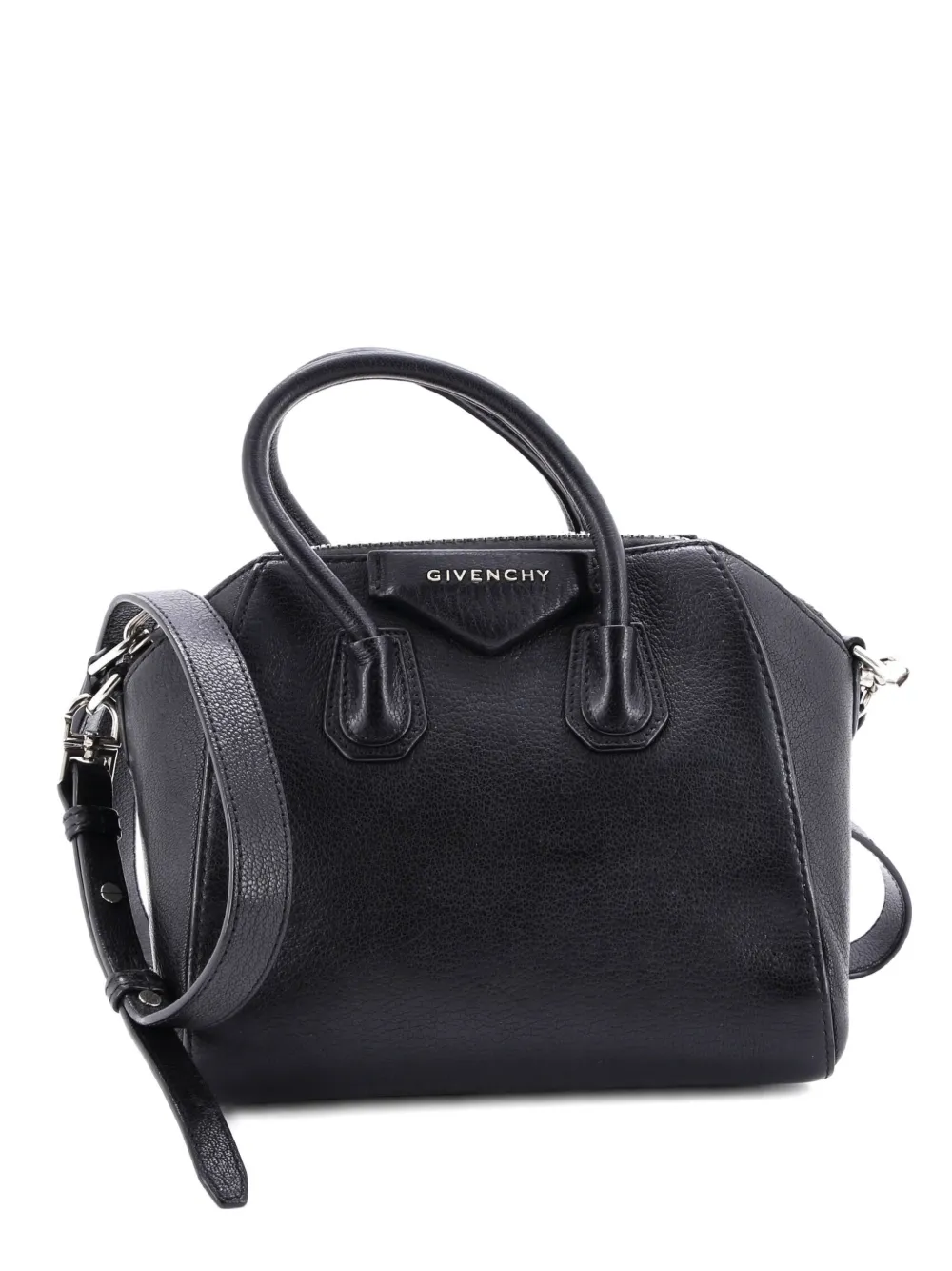 Givenchy Pre-Owned Antigona Bag Leather Mini crossbody bag - Nero