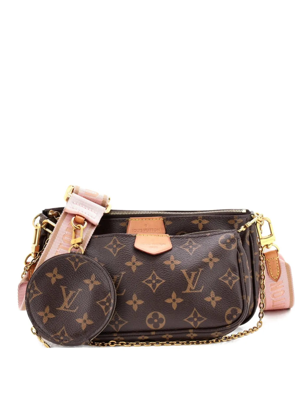 Louis Vuitton Pre-Owned Multi Pochette Accessoires Monogram Canvas crossbody bag - Marrone