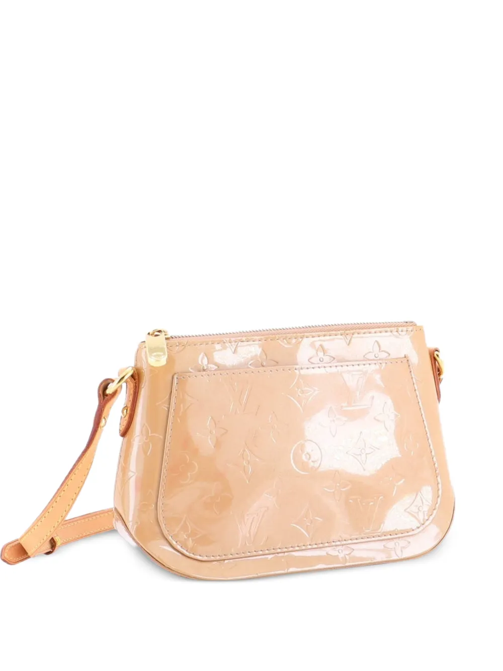 Louis Vuitton Pre-Owned Minna Street Handbag Monogram Vernis crossbody bag - Toni neutri