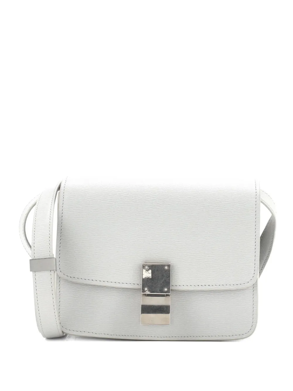 Celine Pre-Owned Classic Box Bag Grainy Leather Small crossbody bag - Grigio