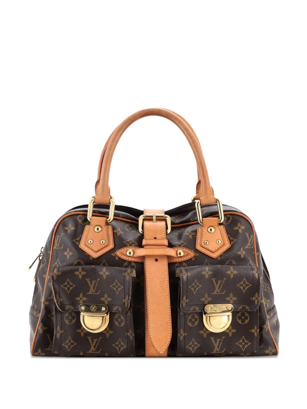 Louis Vuitton Pre-Owned Manhattan Handbag Monogram Canvas GM satchel | Brown | Image 1