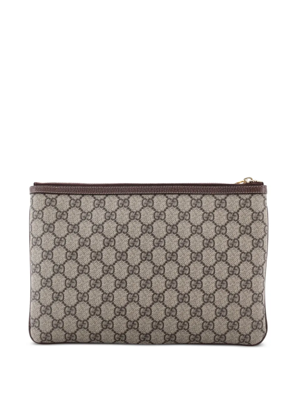 Gucci Pre-Owned Ophidia Zip Pouch GG Coated Canvas Large clutch bag | Estilos de archivo | Image 2