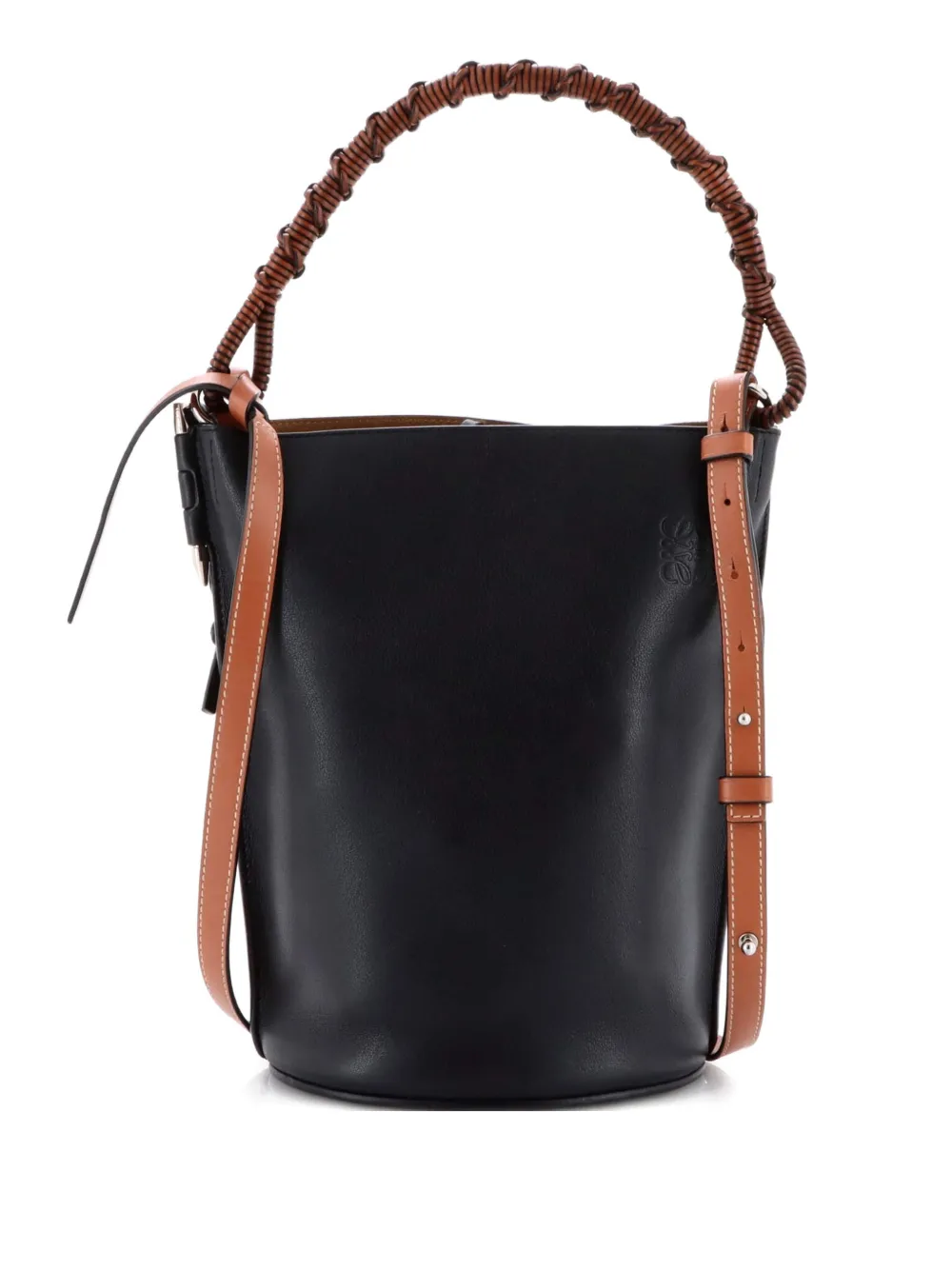 Loewe Pre-Owned Gate Top Handle Leather Medium bucket bag | negro | Image 1
