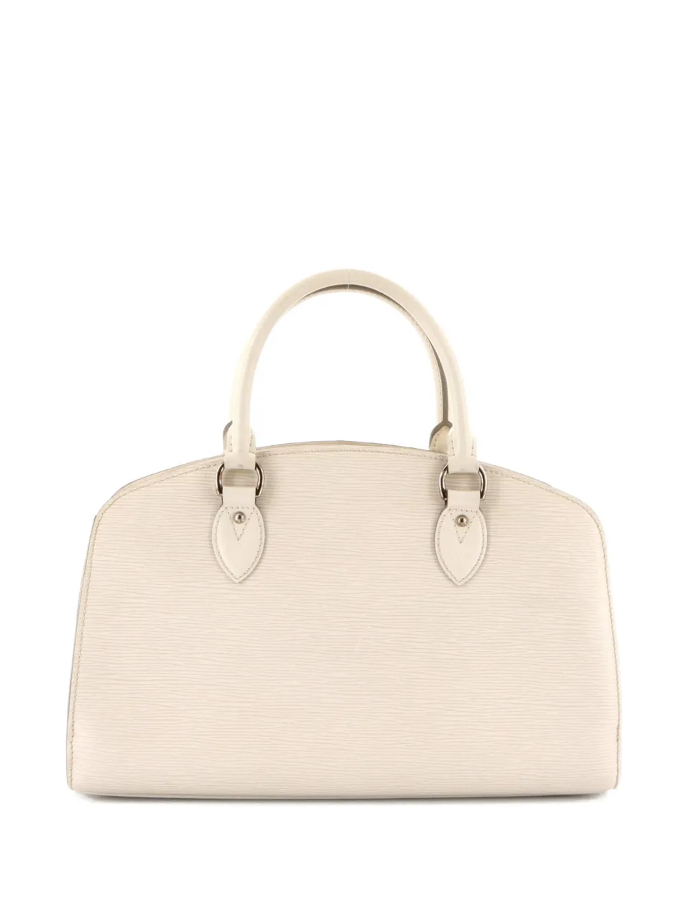 Pre-owned Louis Vuitton Pont Neuf Nm Handbag Epi Leather Pm Satchel In Neutral