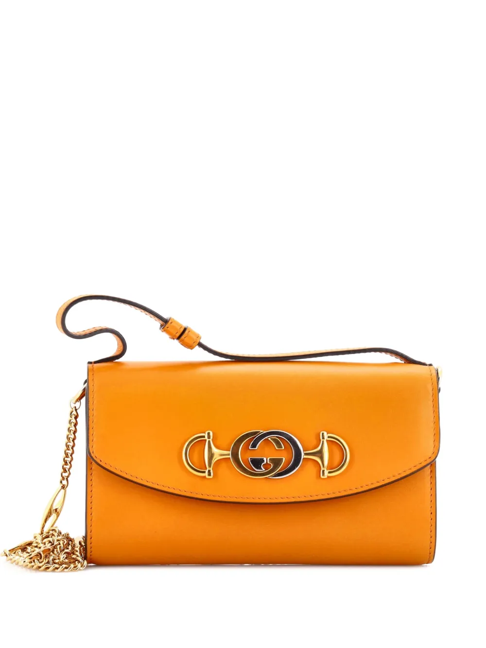 Gucci Pre-Owned Zumi Leather Mini shoulder bag - Marrone