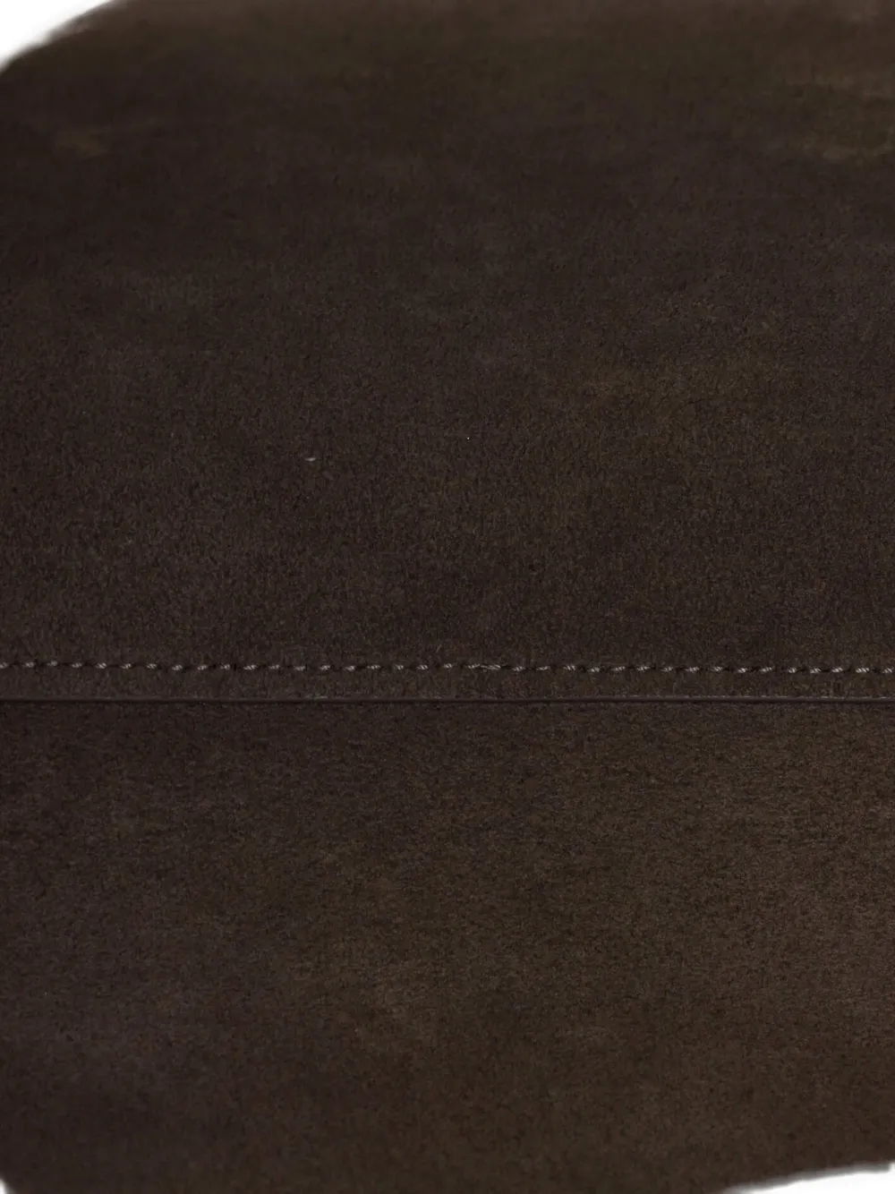 Pre-owned Saint Laurent Shopper Leather Toy Tote Bag In Gray