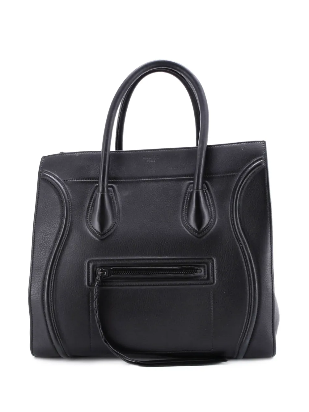 Celine Pre-Owned Phantom Bag Grainy Leather Medium tote bag | Black | Image 1